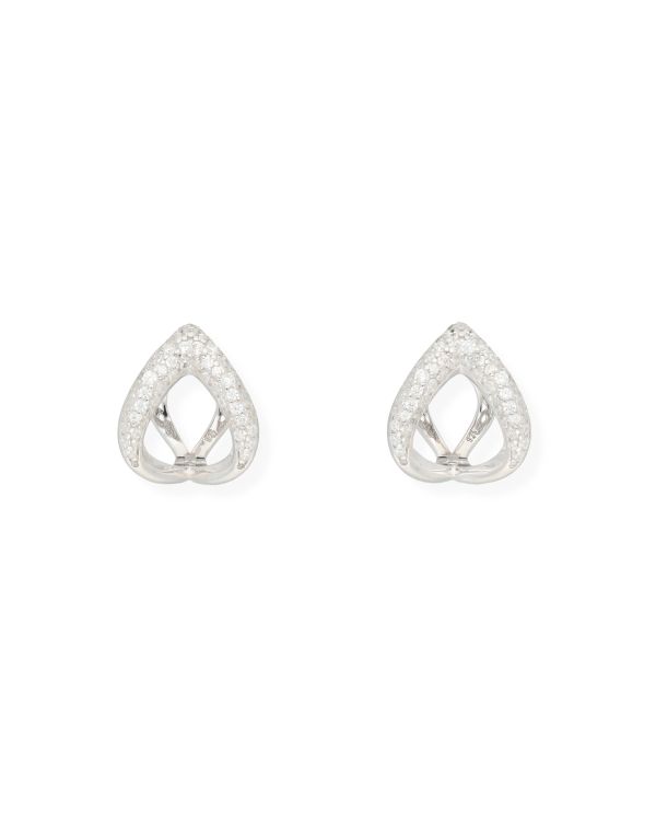 Zirkonia Creolen Silber 925 - Style von Carat