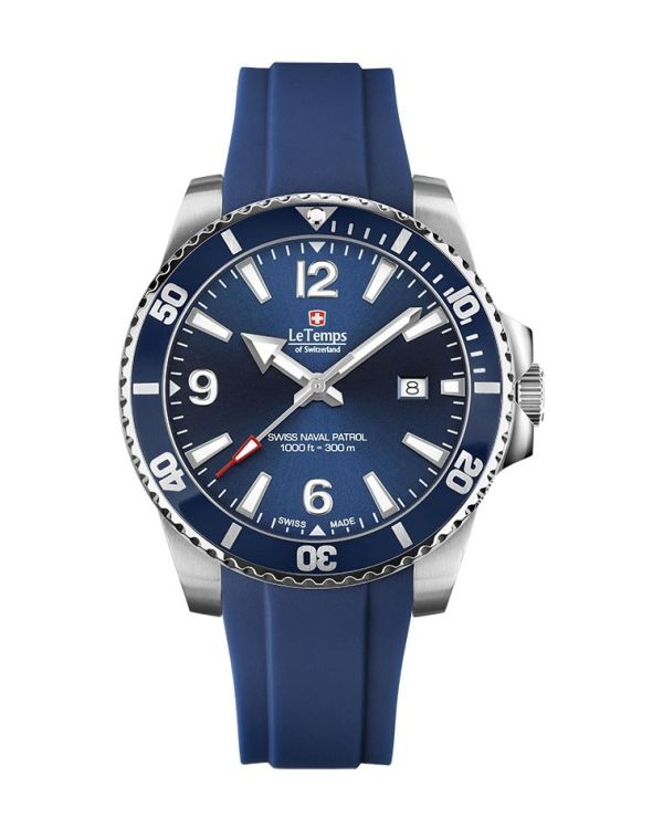 LeTemps Analog-Uhr, Swissmade - Swiss Naval Patrol
