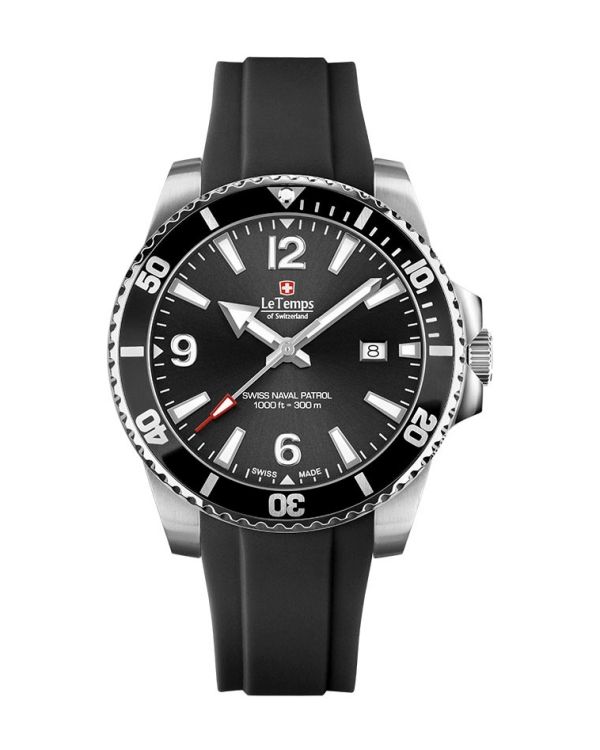 LeTemps Montre analogique, Swissmade - Swiss Naval Patrol