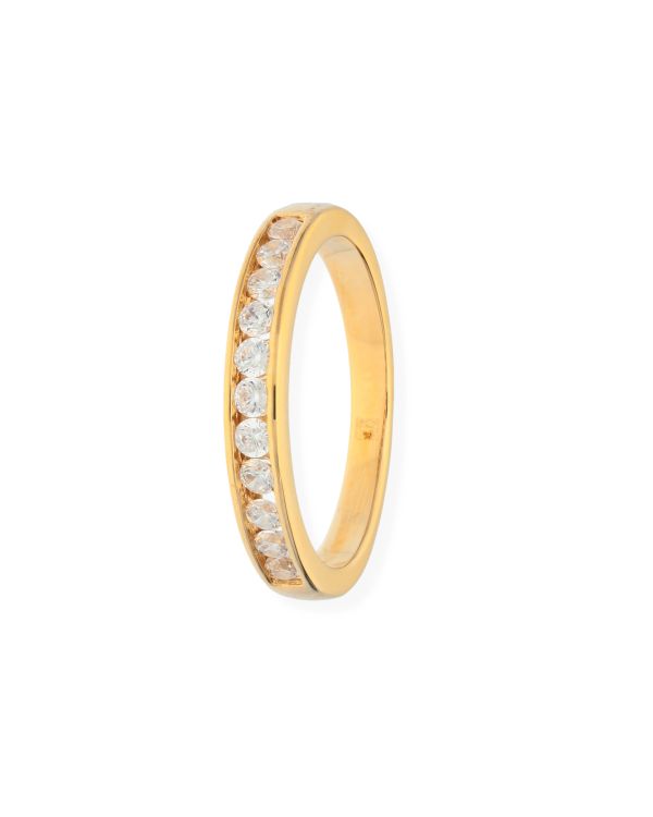 Bague Zirconia Laiton plaqué - Style de Carat