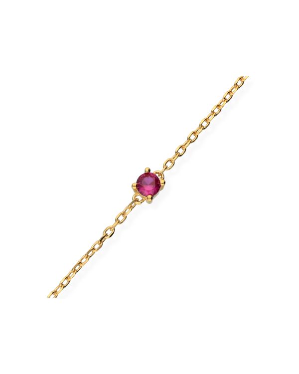 Bracelet Spinelle Laiton plaqué - Colorstone de Carat
