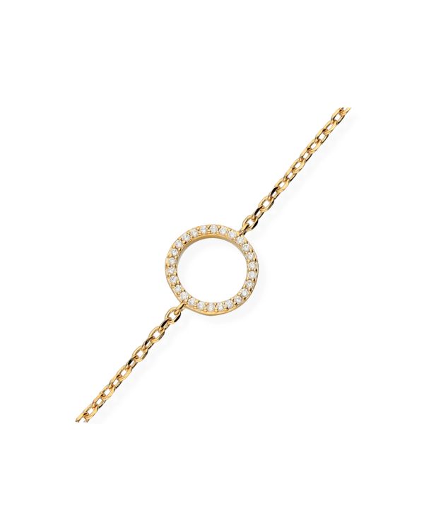Zirkonia Armband Messing Plaqué - Style von Carat
