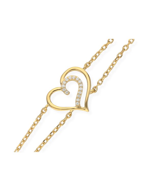 Zirkonia Armband Messing Plaqué - Style von Carat