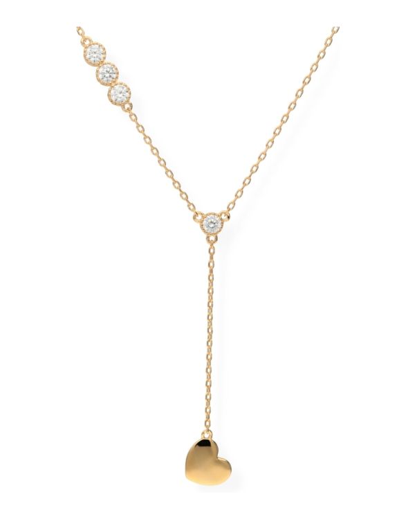 Collier Zirconia Laiton plaqué - Style de Carat