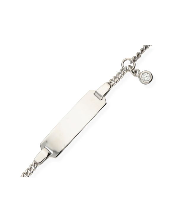 Bracelet d'identité Zirconia Argent 925 - Identity de Carat Kids