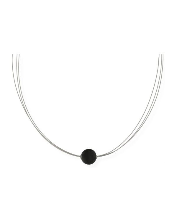 Collier Carbone Acier inoxydable - Colorstone de Carat