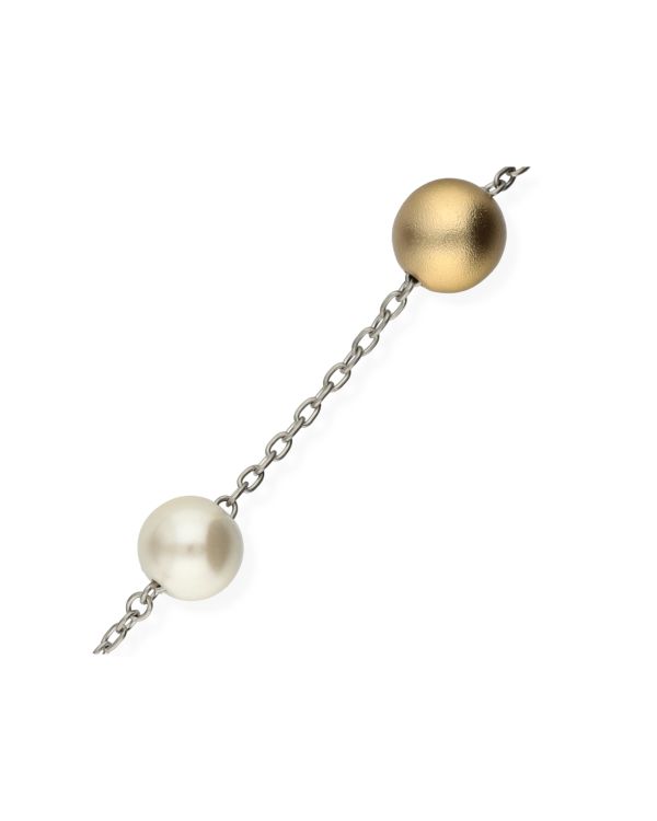 Perlen Armband Edelstahl - Pearls von Carat