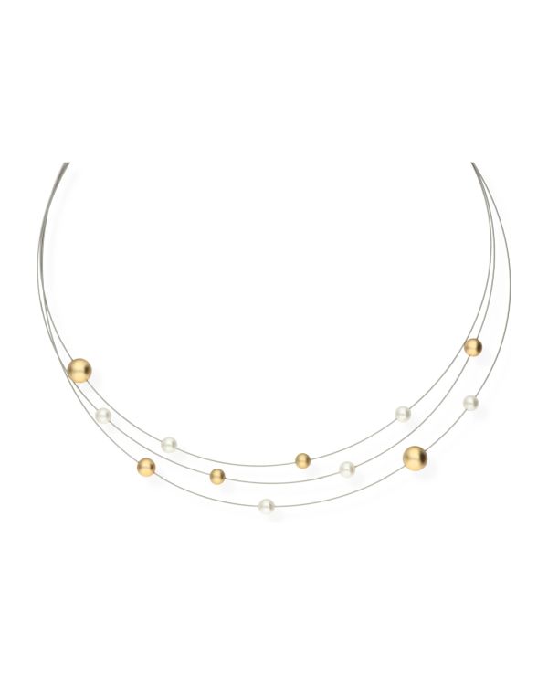 Collier Perles Acier inoxydable - Pearls de Carat