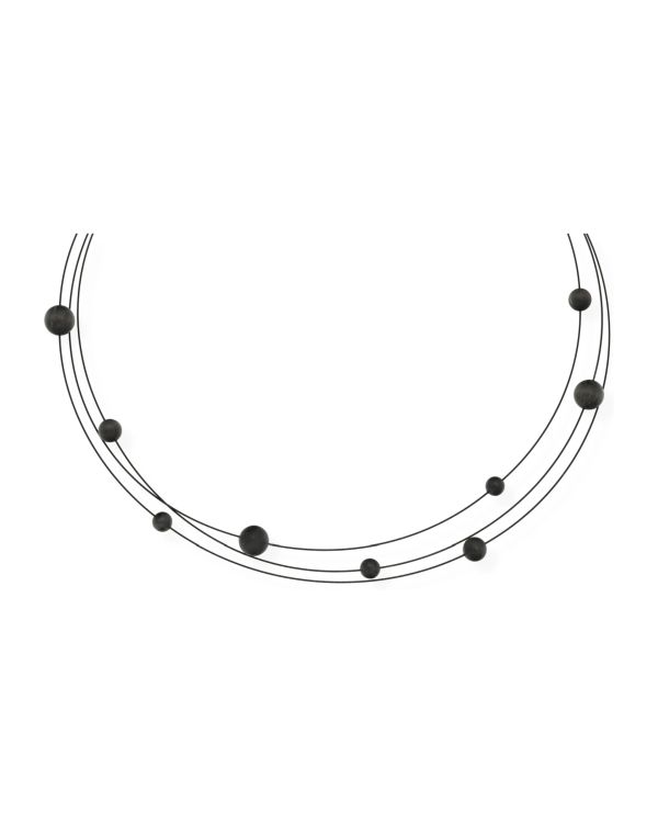 Collier Carbone Acier inoxydable - Colorstone de Carat
