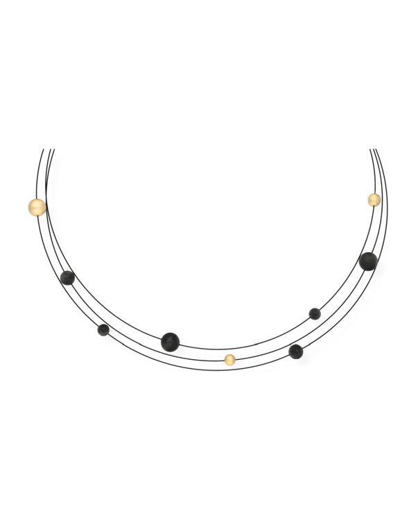 Collier Carbone Acier inoxydable - Colorstone de Carat