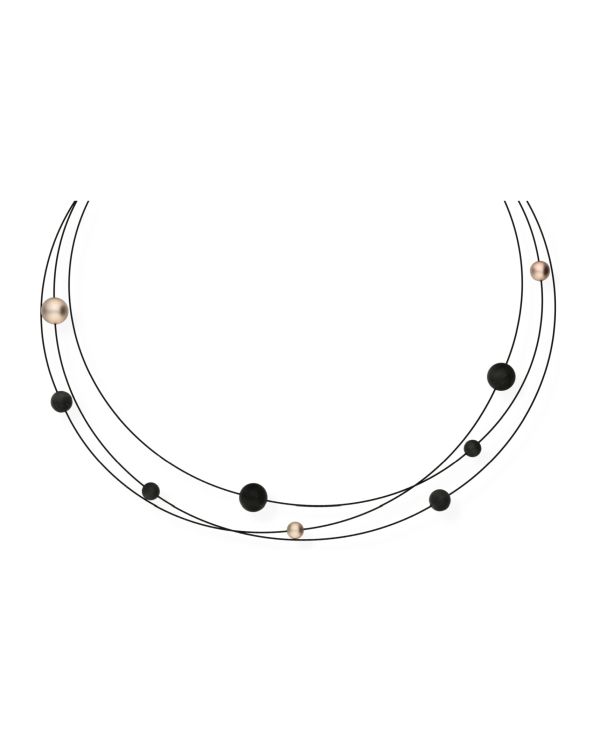 Collier Carbone Acier inoxydable - Colorstone de Carat
