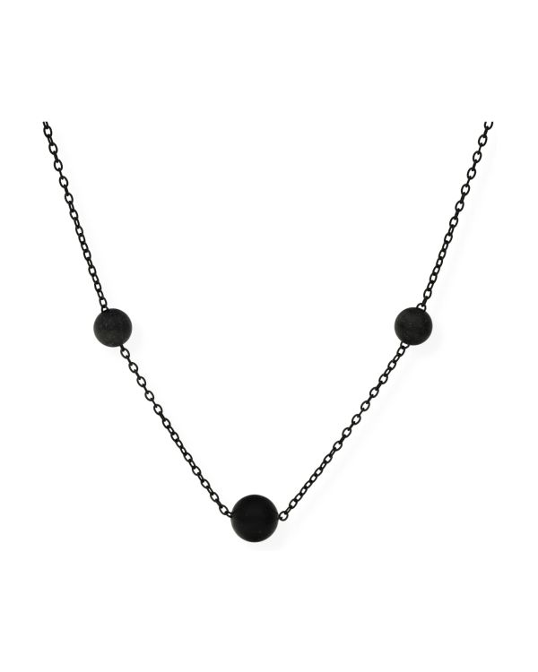 Karbon Sautoir Edelstahl - Colorstone von Carat