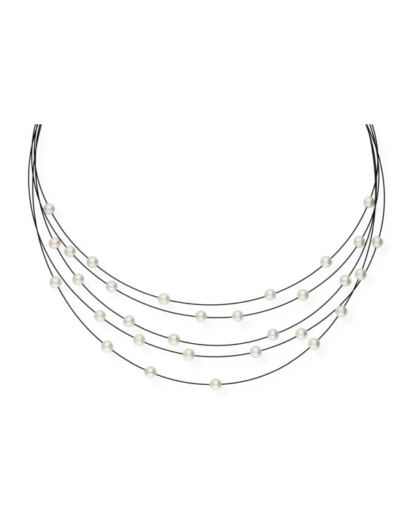Collier Perles Acier inoxydable - Pearls de Carat