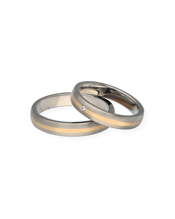 Ehering Titan, Gold 18 ct - Alliance von Carat