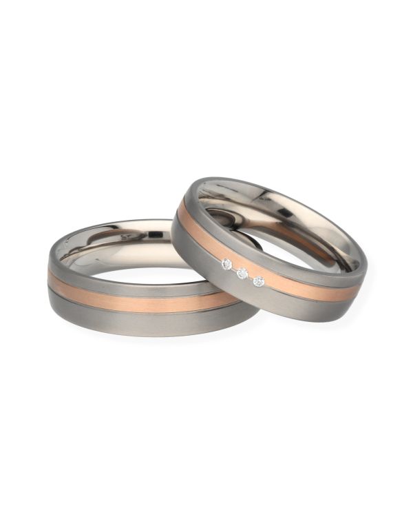 Ehering Titan, Gold 18 ct - Alliance von Carat