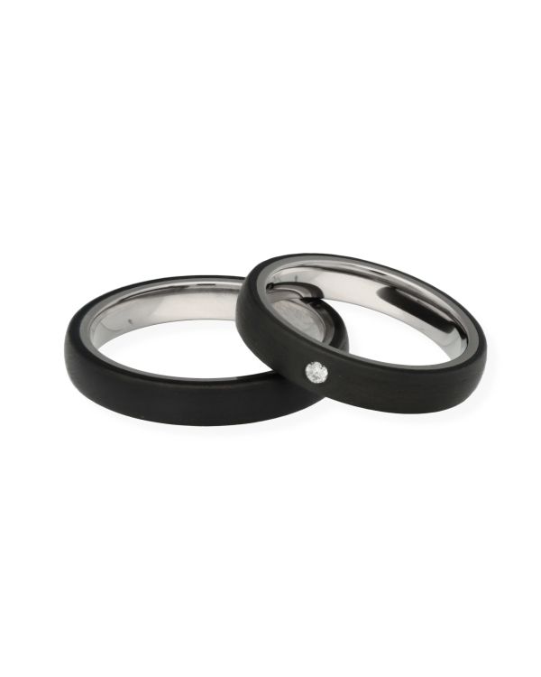 Ehering Titan, Karbon - Alliance von Carat