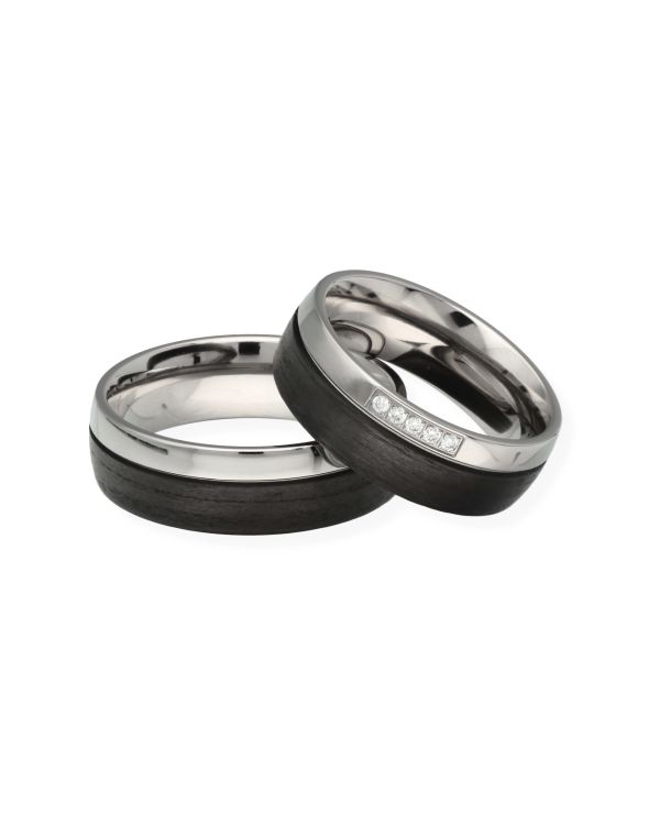 Ehering Titan, Karbon - Alliance von Carat