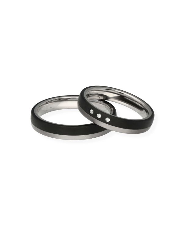 Ehering Titan, Karbon - Alliance von Carat