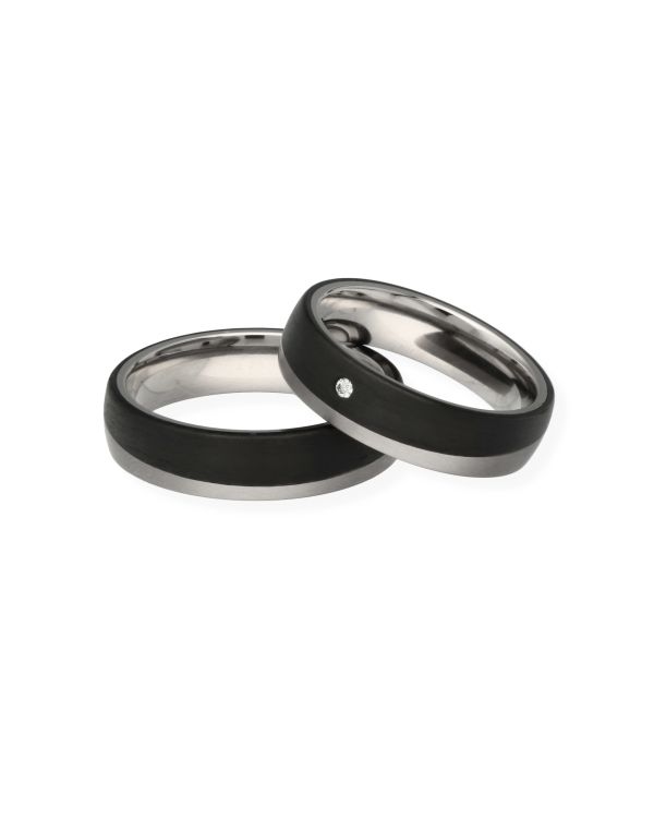 Ehering Titan, Karbon - Alliance von Carat