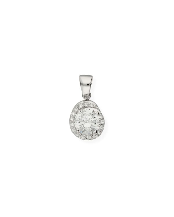Zirkonia Anhänger Gold 18 ct - Solitaire von Carat