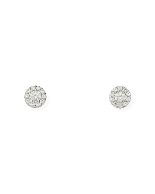Zirkonia Ohrstecker Gold 18 ct - Solitaire von Carat