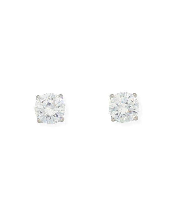 Clous d'oreilles Zirconia Acier inoxydable - Solitaire de Carat