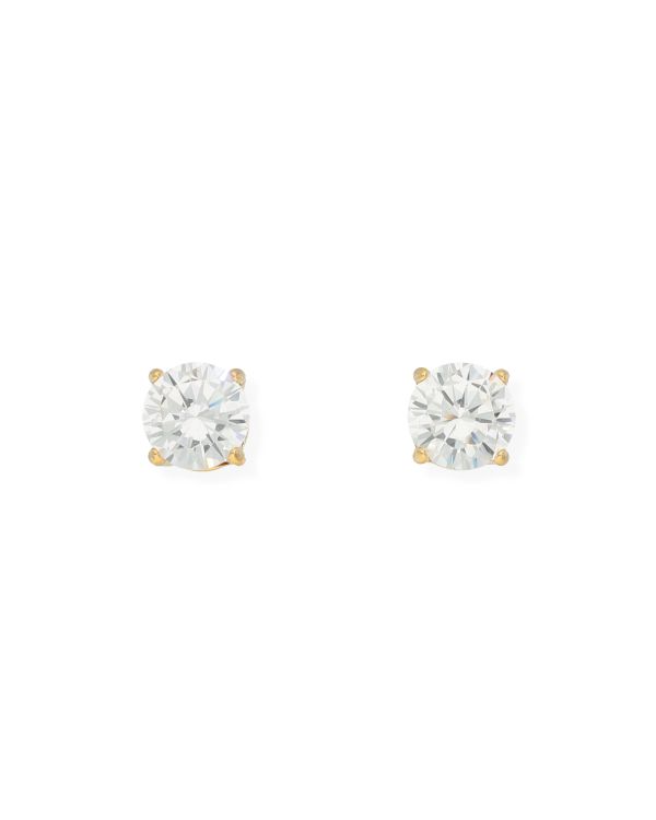 Zirkonia Ohrstecker Edelstahl - Solitaire von Carat