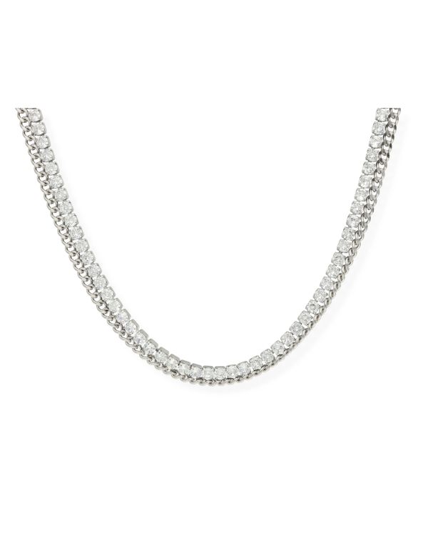 Collier Zirconia Acier inoxydable - Style de Carat