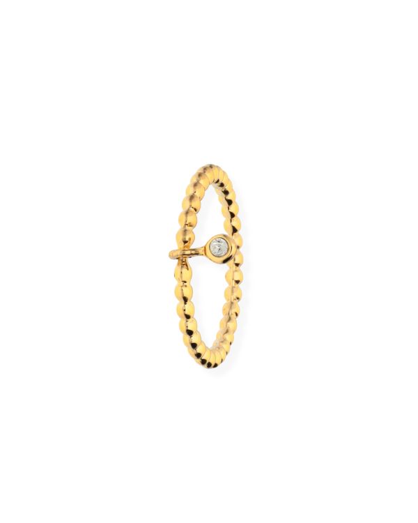 Zirkonia Ring Edelstahl - Style von Carat