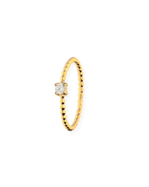 Bague Zirconia Acier inoxydable - Style de Carat
