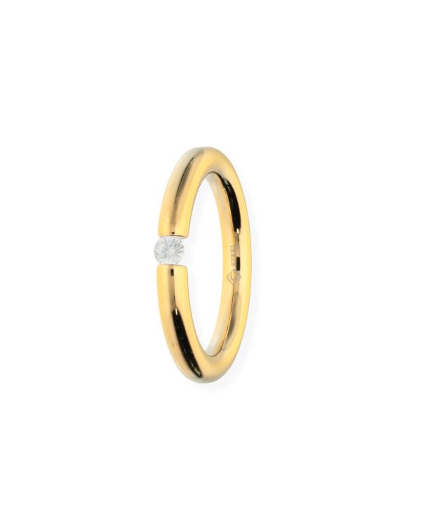 Bague Zirconia Acier inoxydable - Style de Carat