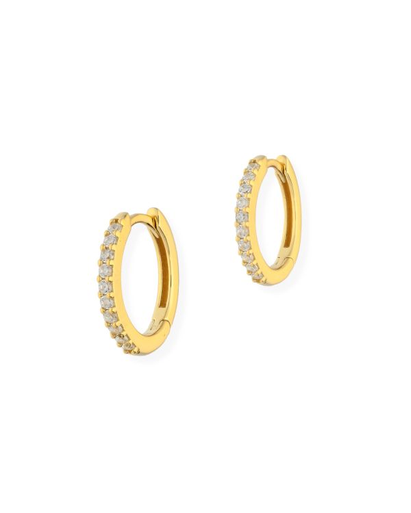 Créoles Zirconia Argent 925 - Style de Carat