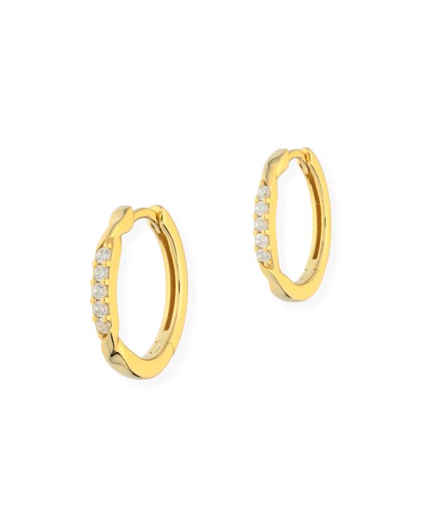 Créoles Zirconia Argent 925 - Style de Carat