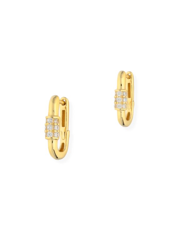 Créoles Zirconia Argent 925 - Style de Carat