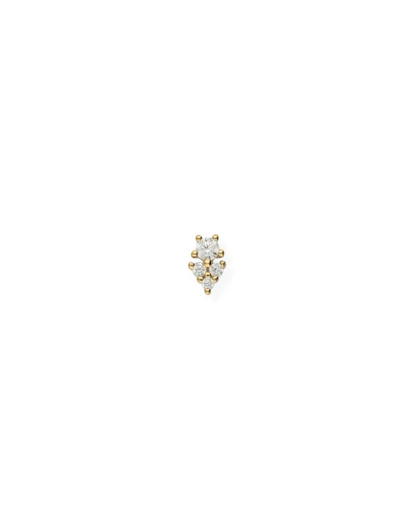 Zirkonia Einzelohrstecker Silber 925 - Style von Carat