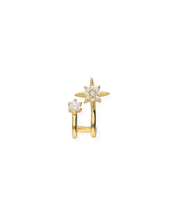 Zirkonia Einzelohrstecker Silber 925 - Style von Carat