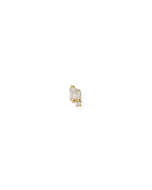 Zirkonia Einzelohrstecker Silber 925 - Style von Carat