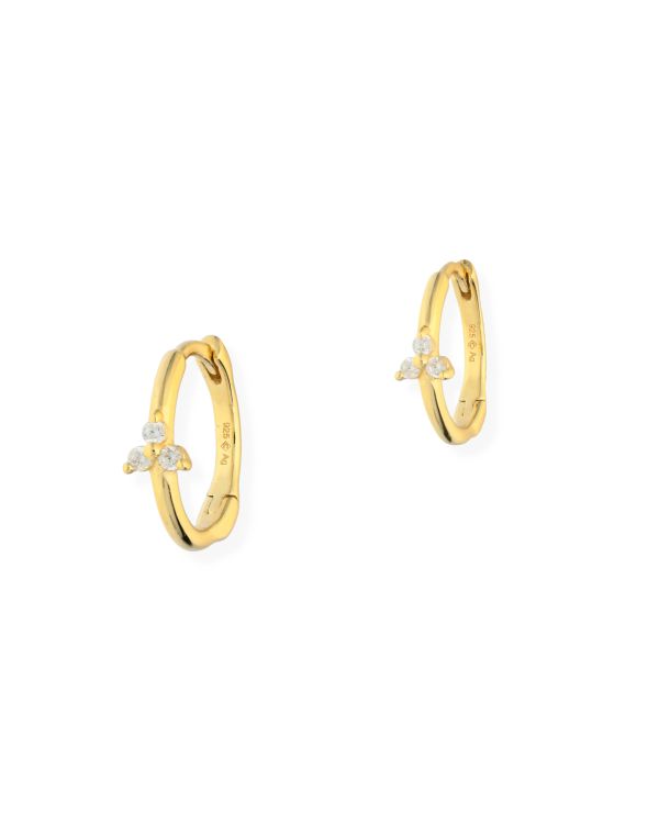 Zirkonia Creolen Silber 925 - Style von Carat