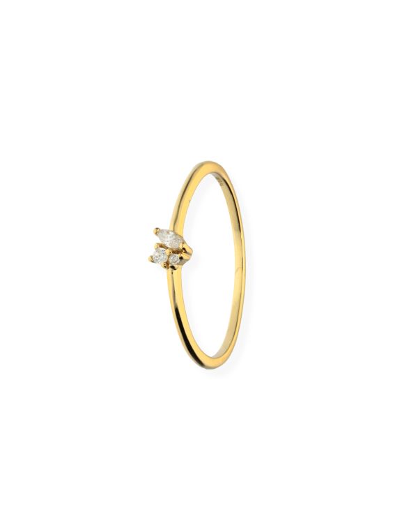 Zirkonia Ring Silber 925 - Style von Carat