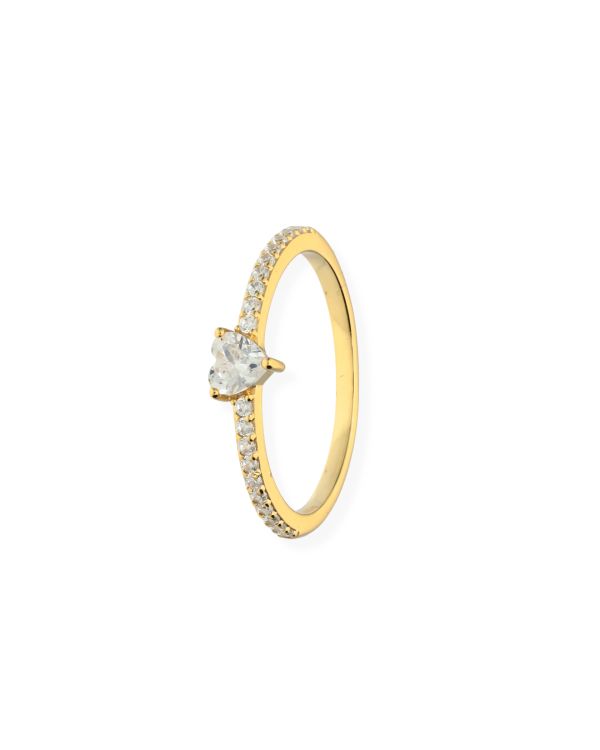 Bague Zirconia Argent 925 - Hearts de Carat