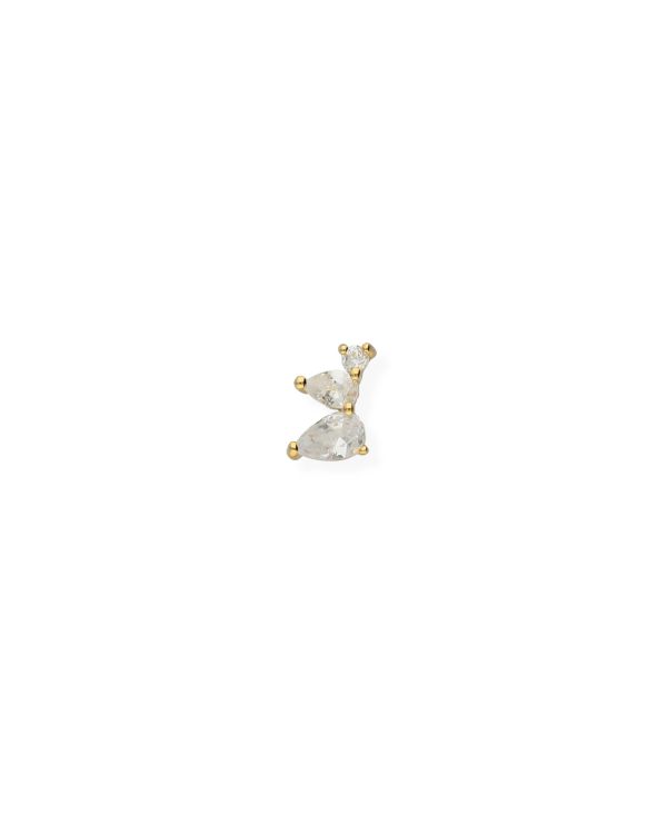 Zirkonia Einzelohrstecker Silber 925 - Style von Carat