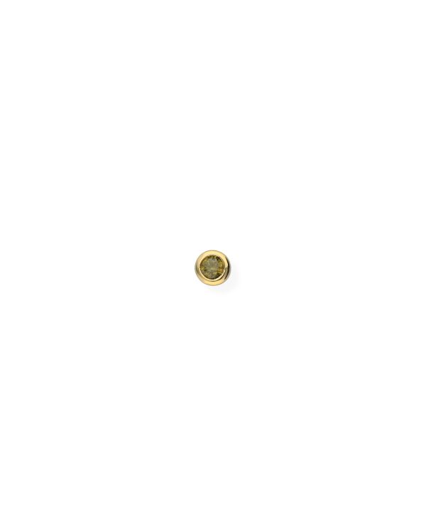 Zirkonia Einzelohrstecker Silber 925 - Colorstone von Carat