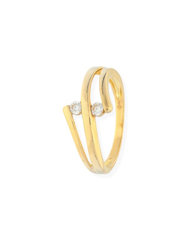 Zirkonia Ring Gold 18 ct - Style von Carat