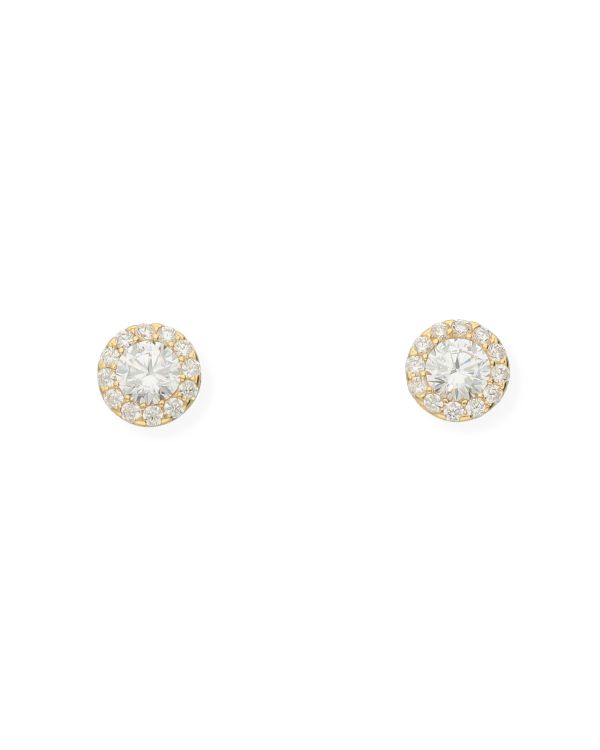 Zirkonia Ohrstecker Gold 18 ct - Style von Carat