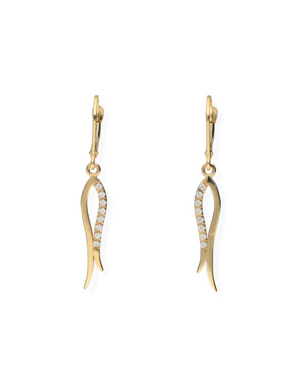 Pendants d'oreilles Zirconia Or 18 ct - Style de Carat