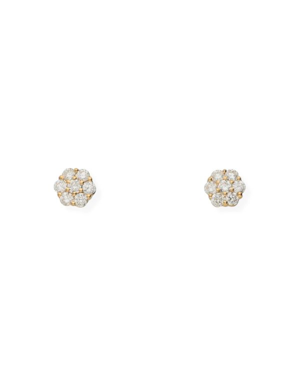 Clous d'oreilles Diamant Or 18 Carat - Solitaire CLASSIC Diamonds