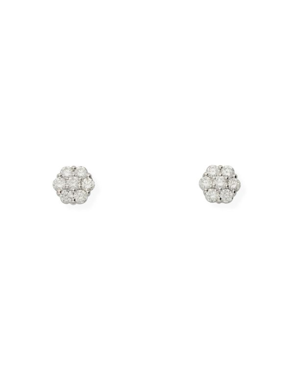 Clous d'oreilles Diamant Or 18 Carat - Solitaire CLASSIC Diamonds