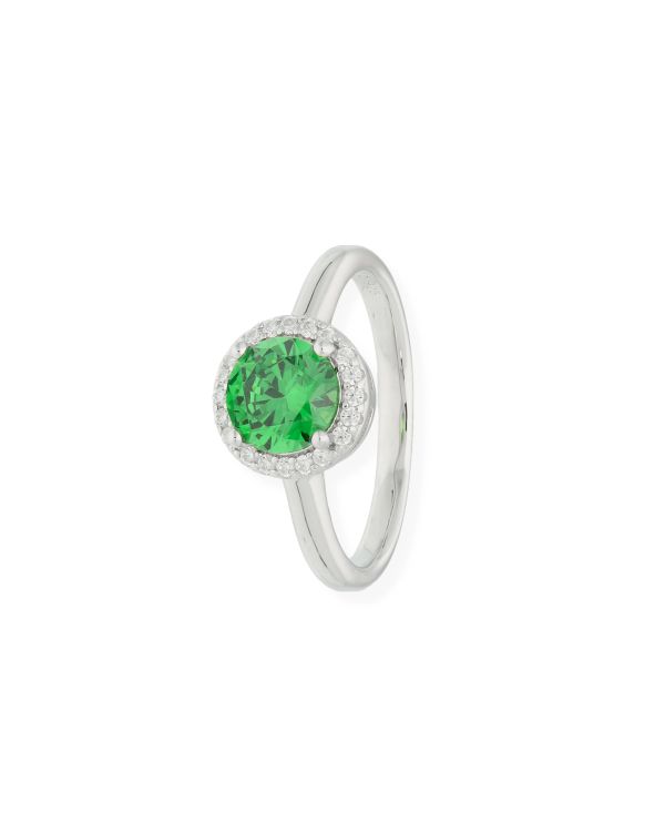 Bague Émeraude, Zirconia Argent 925 - Colorstone de Carat