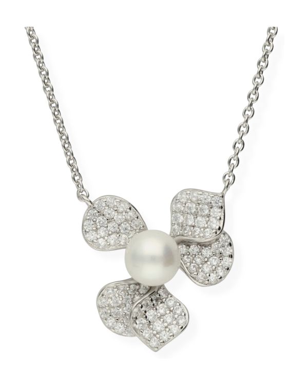 Collier Perles, Zirconia Argent 925 - Pearls de Carat
