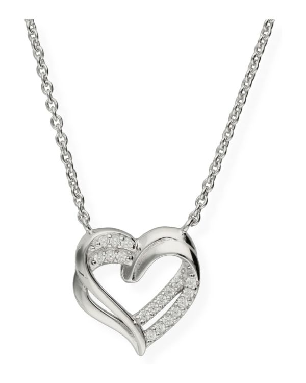 Collier Zirconia Argent 925 - Hearts de Carat